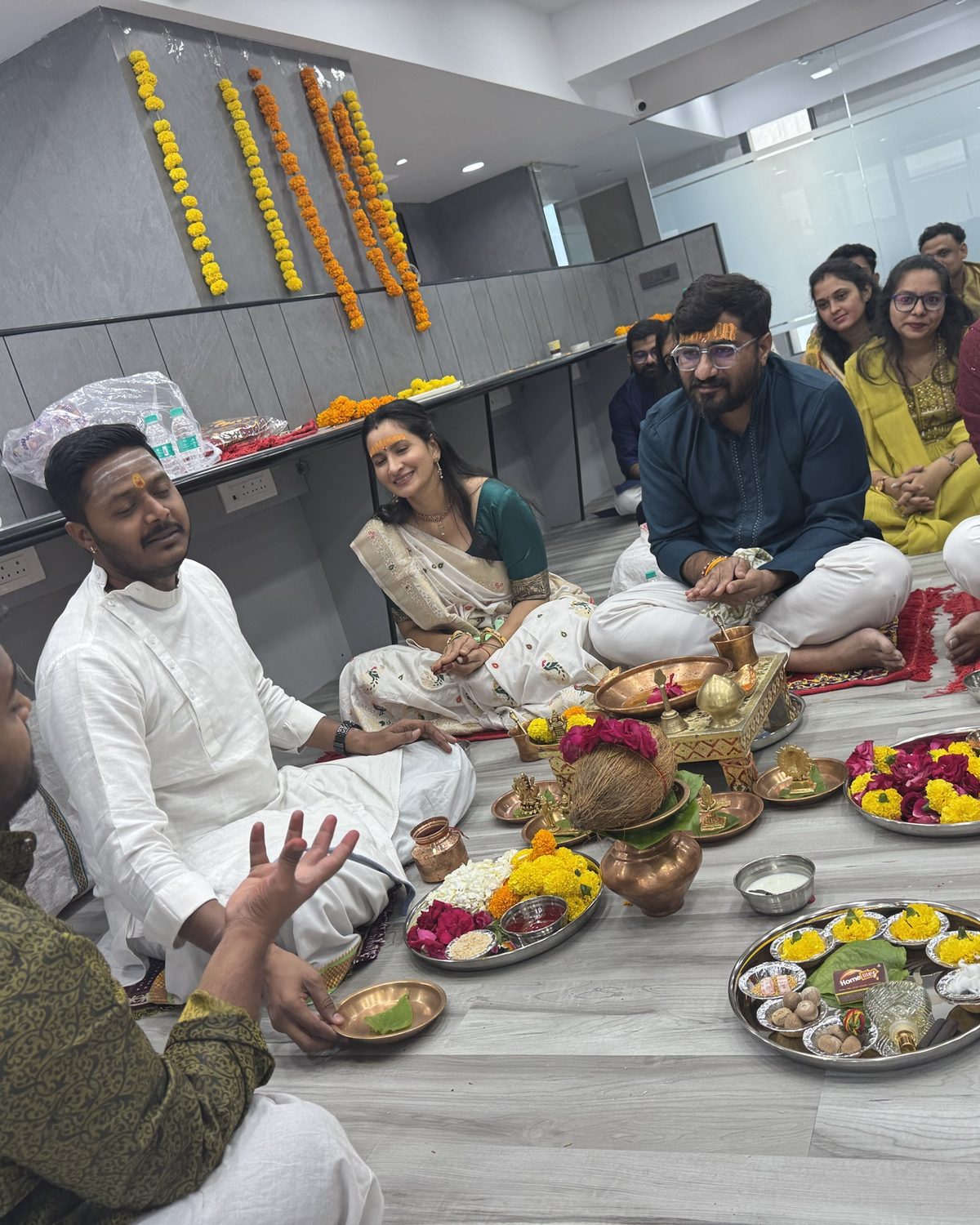Pooja moment